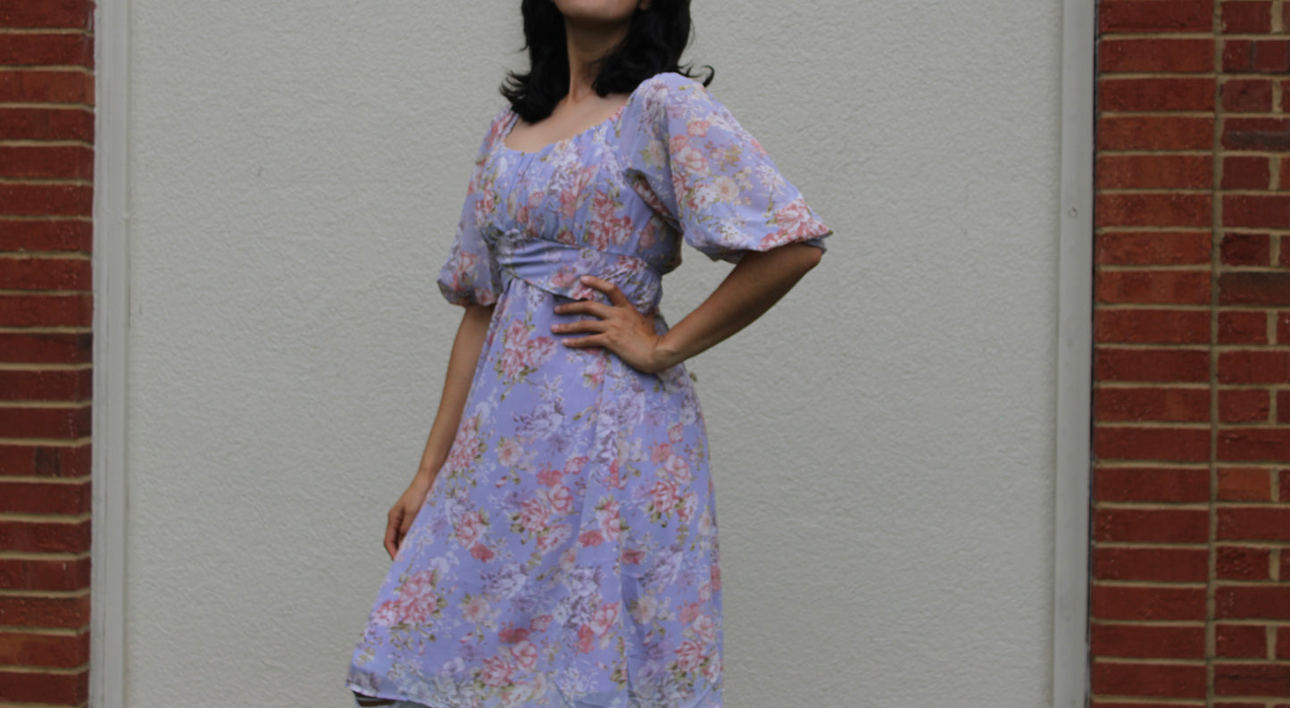 Floral Chiffon Dress