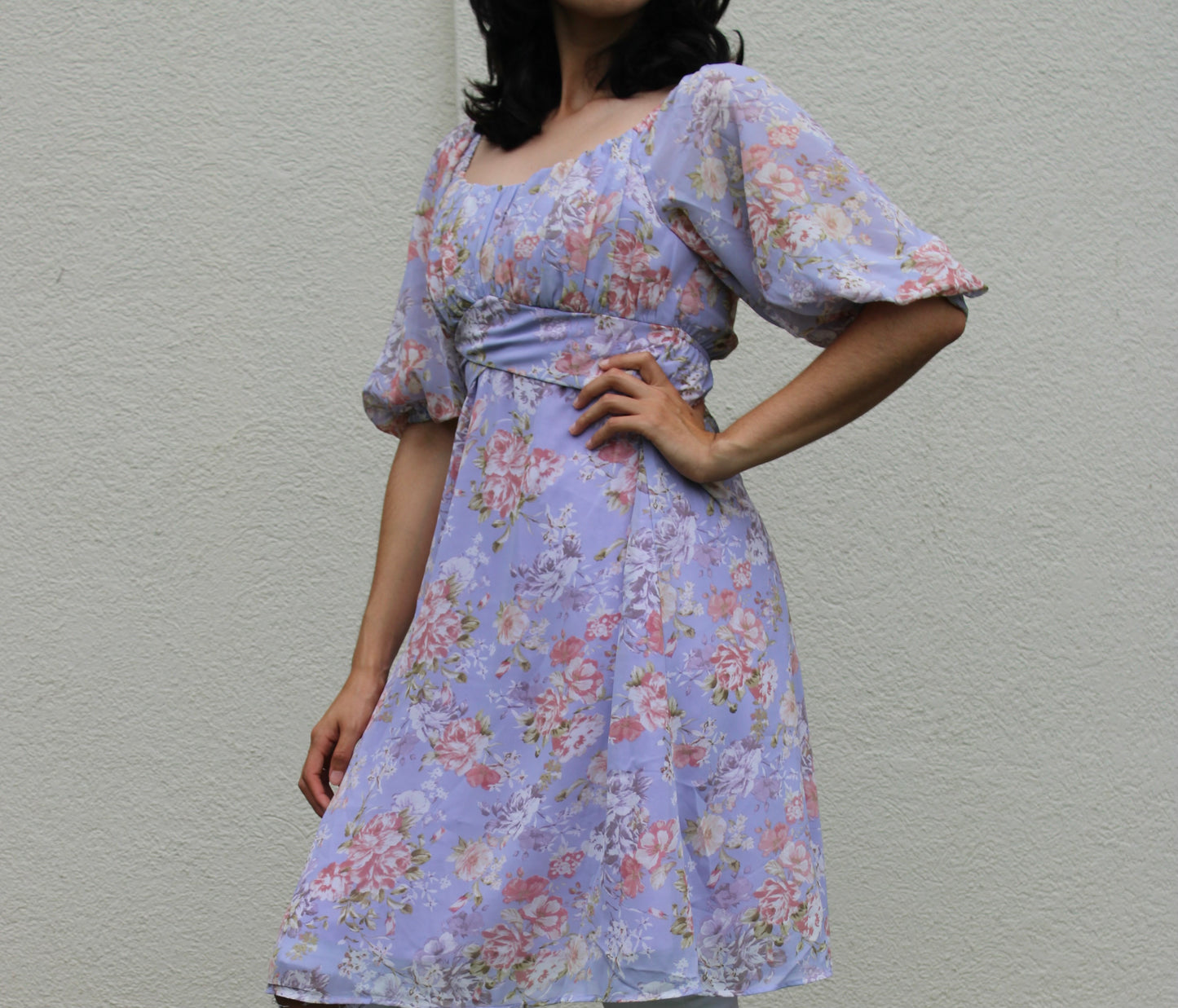 Floral Chiffon Dress