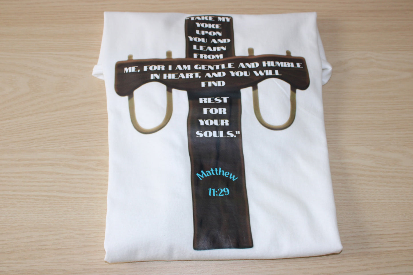 His Yoke - Christian Graphic Tee