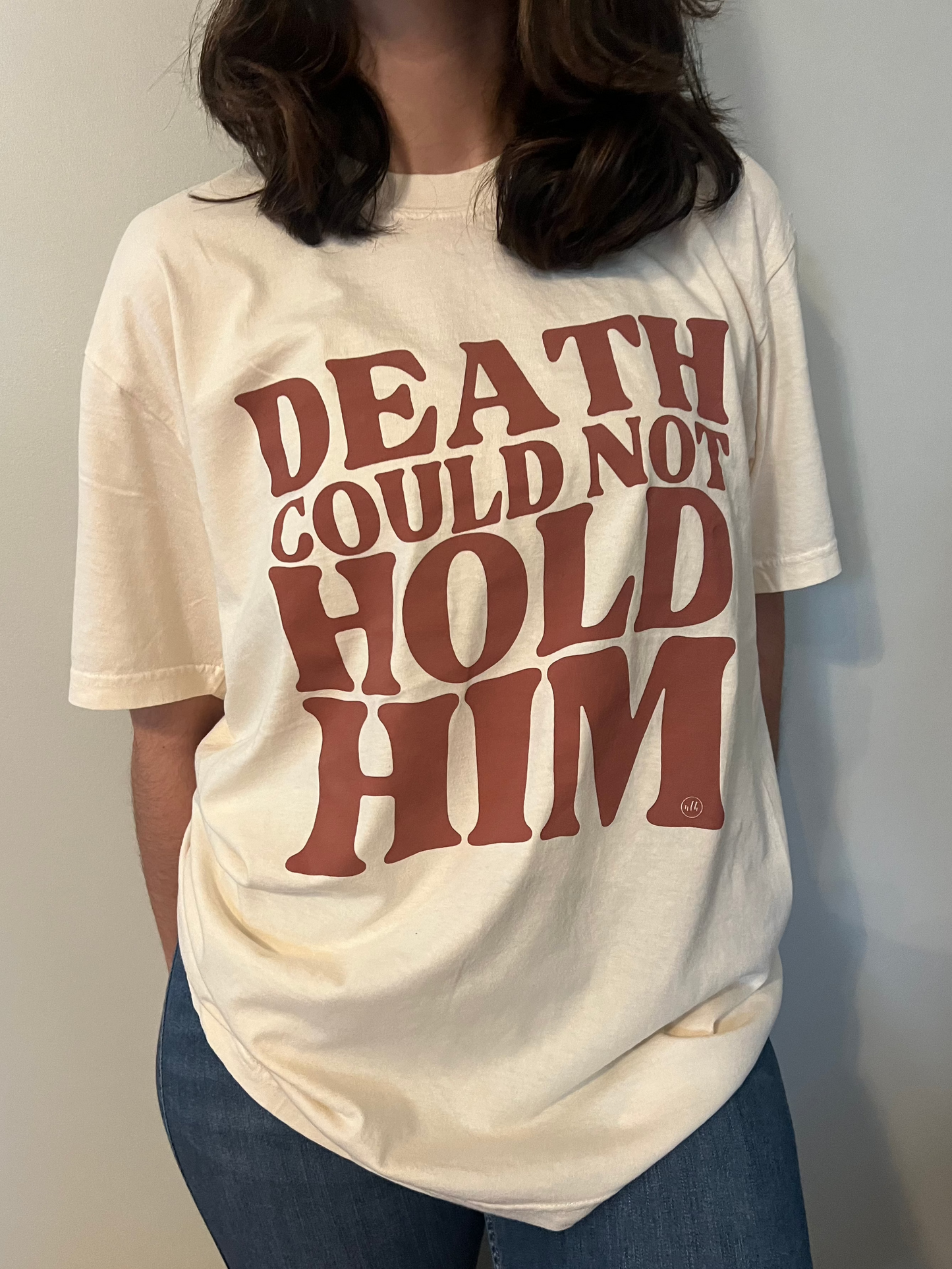 Death Could Not Hold Him Christian Graphic Tee