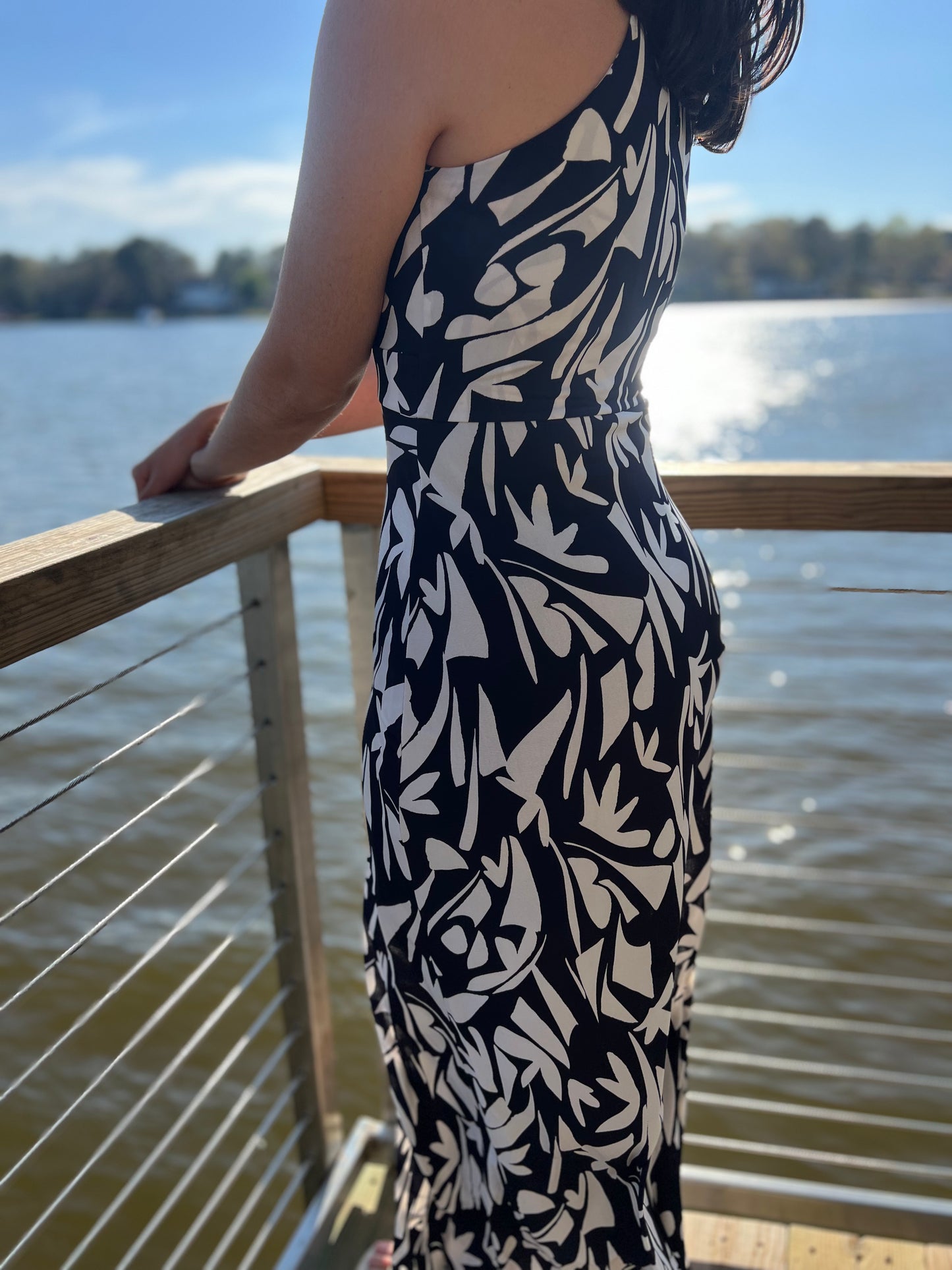 Sleeveless Floral print Maxi Dress