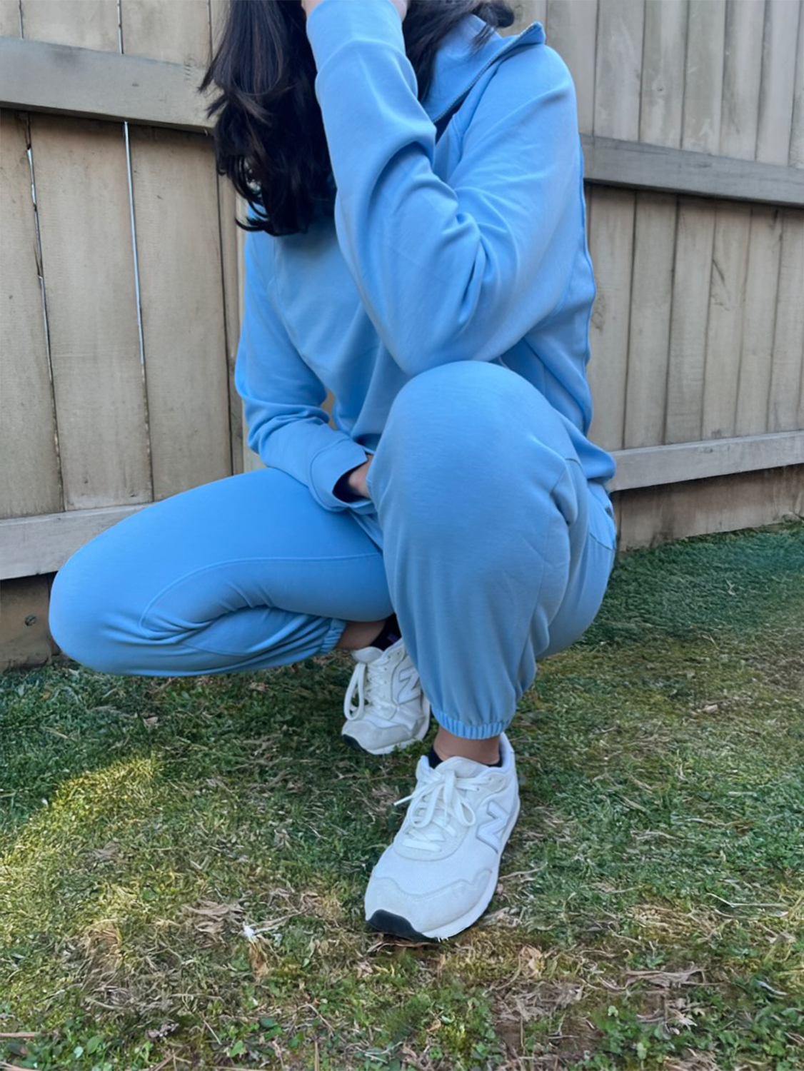 Quarter Zip Top & Jogger Travel Modal Set