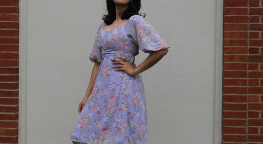 Floral Chiffon Dress